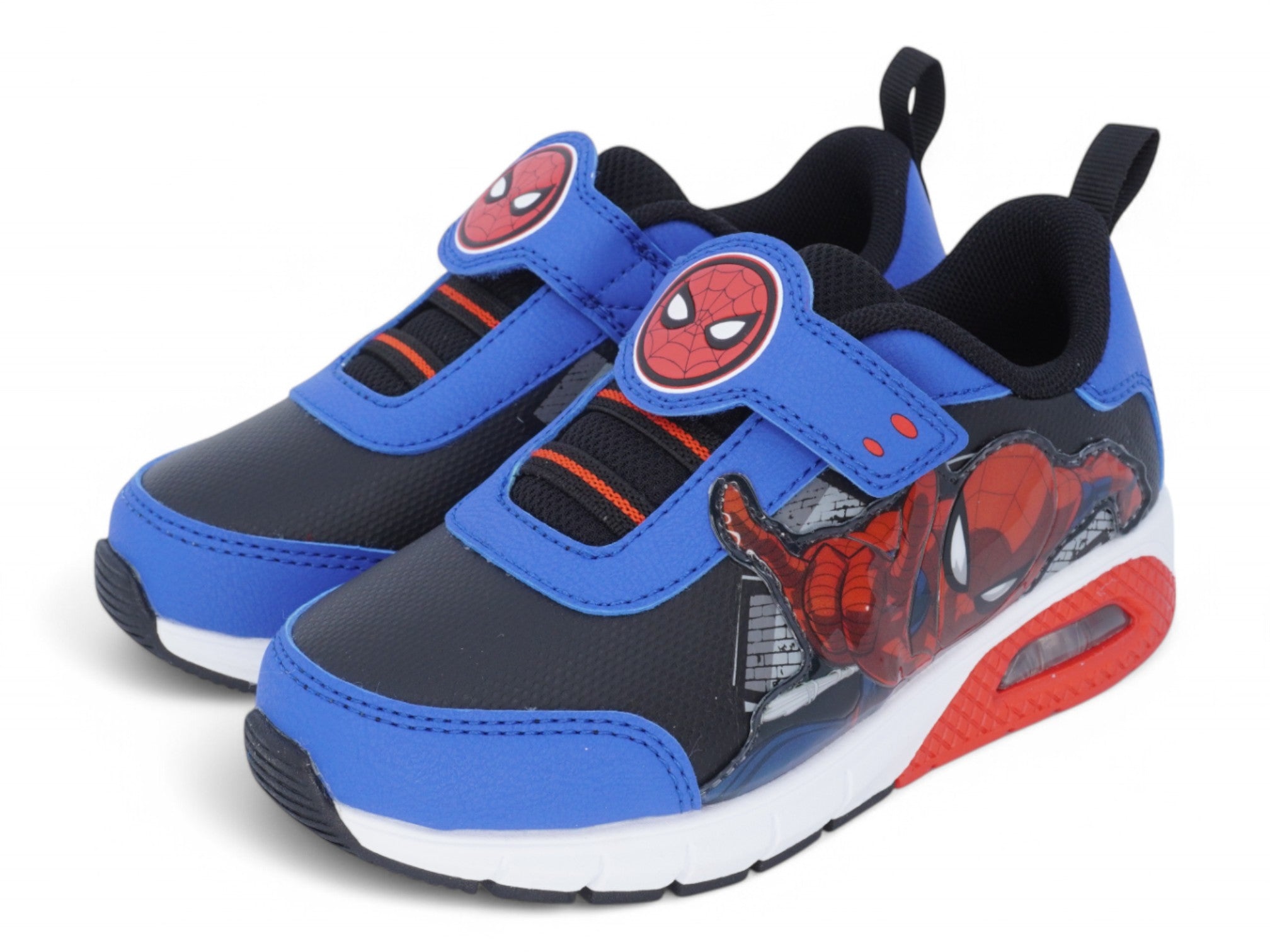Toddler Blue Spider-Man Velcro Bubble Sneaker