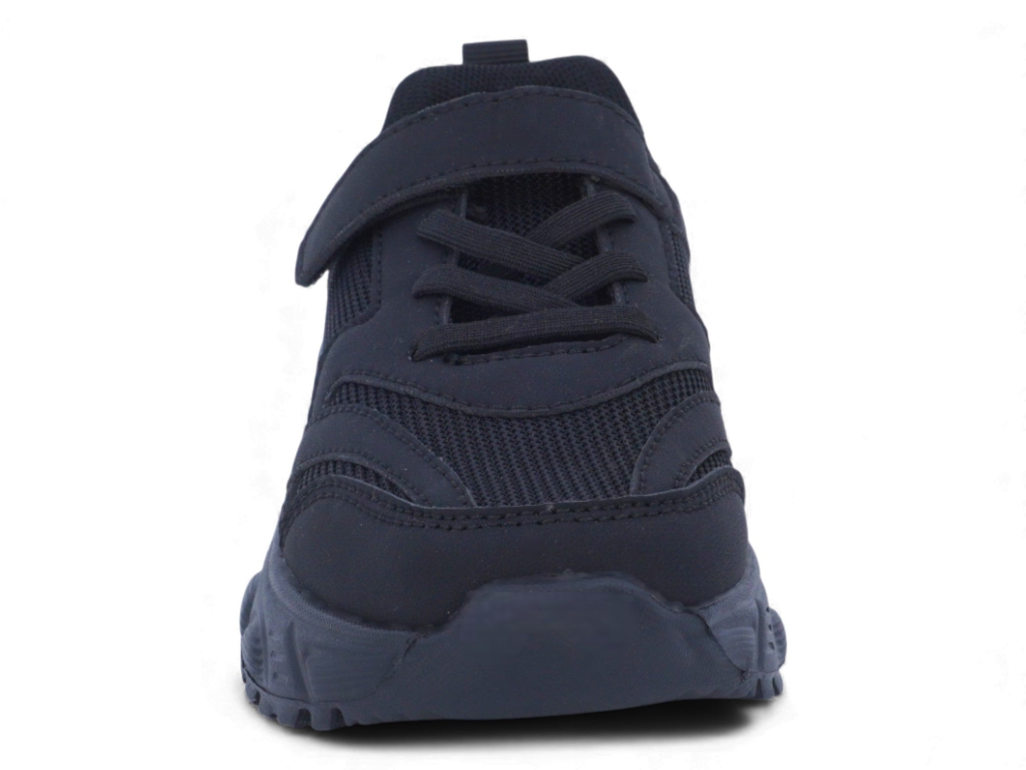 Toddler Triple Black Mesh Sneaker