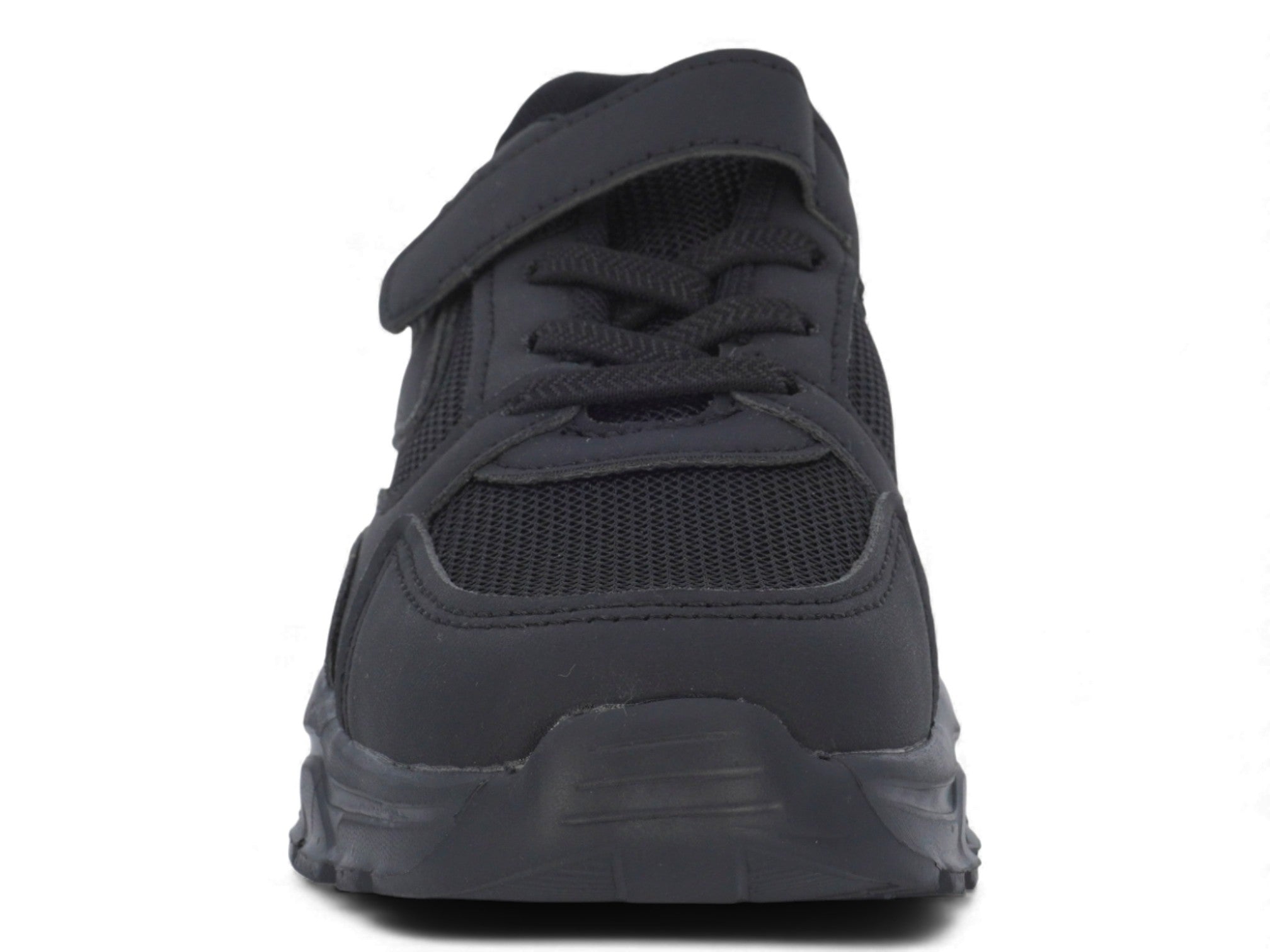 Toddler Black Light Weight Mesh Sneaker