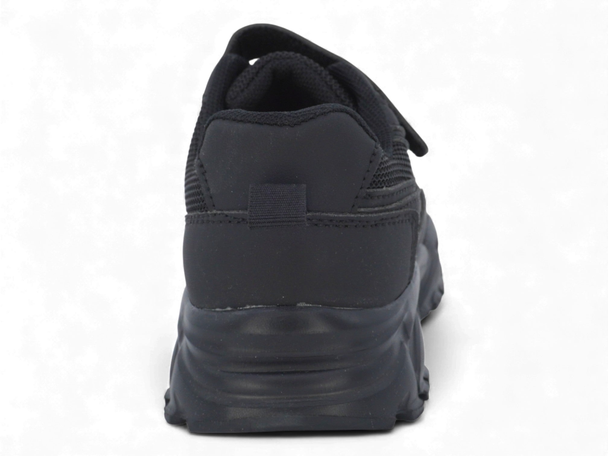 Toddler Black Light Weight Mesh Sneaker