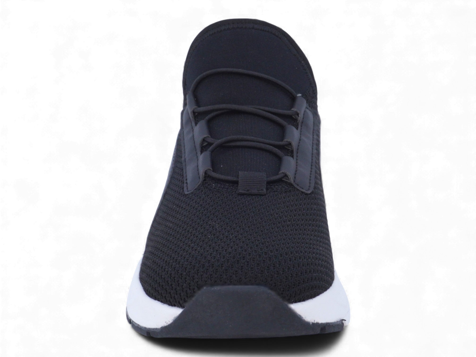 Toddler's Black Lycra Slip-On Sneaker