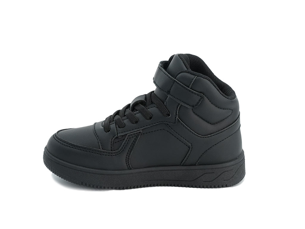 Boys' Black High Top Sneaker