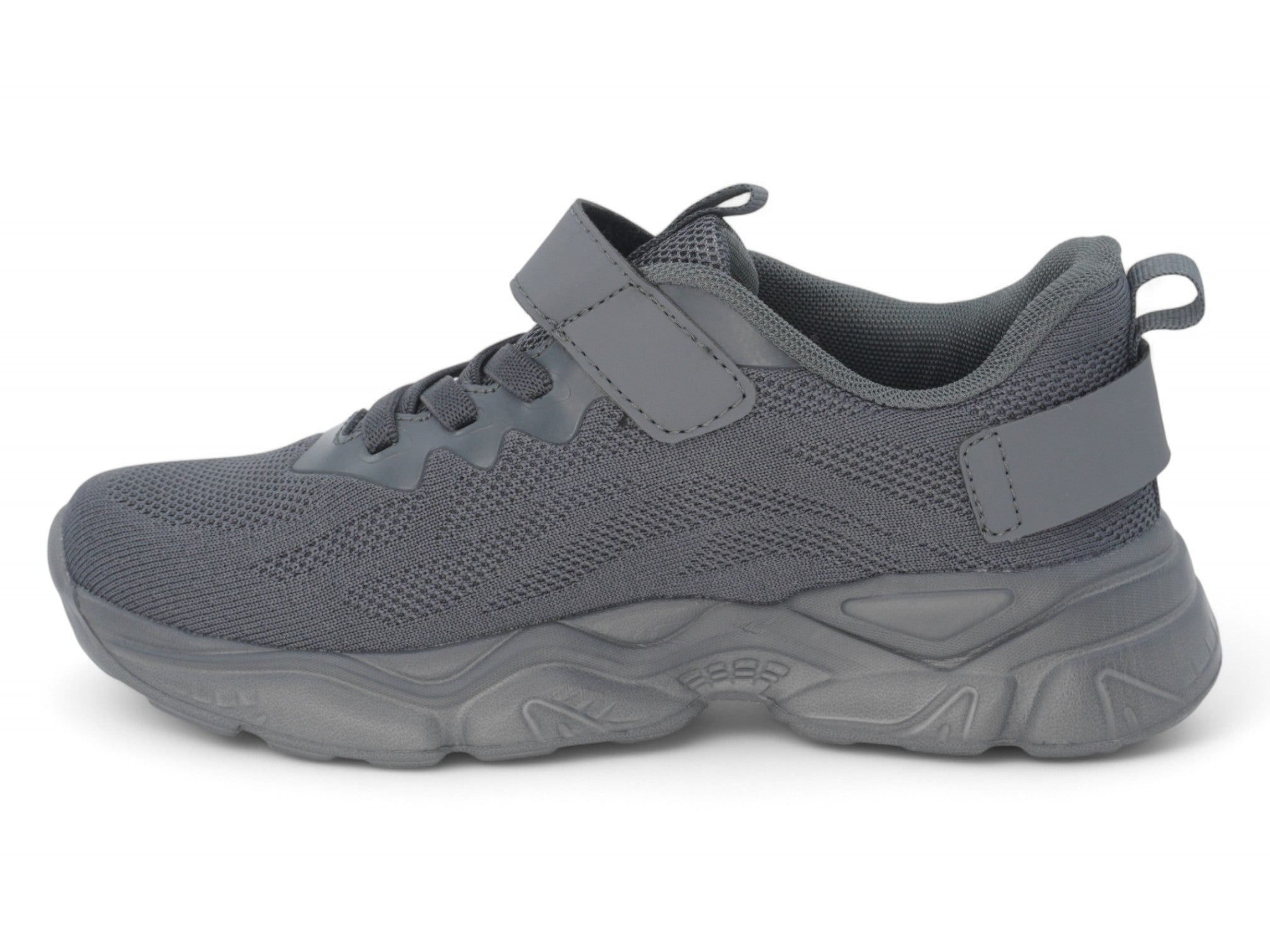 Boys' Chunky Gray Athletic Sneaker