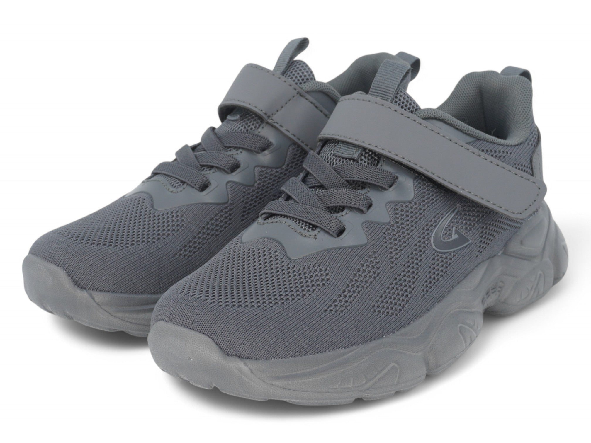 Boys' Chunky Gray Athletic Sneaker