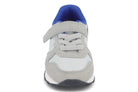 Boys' White & Blue Sneaker