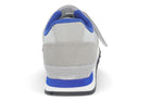 Boys' White & Blue Sneaker