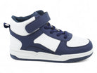 Boys' Blue Velcro Mid Top Athletic Sneaker