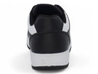 Boys' Black & White Low Top Court Sneaker