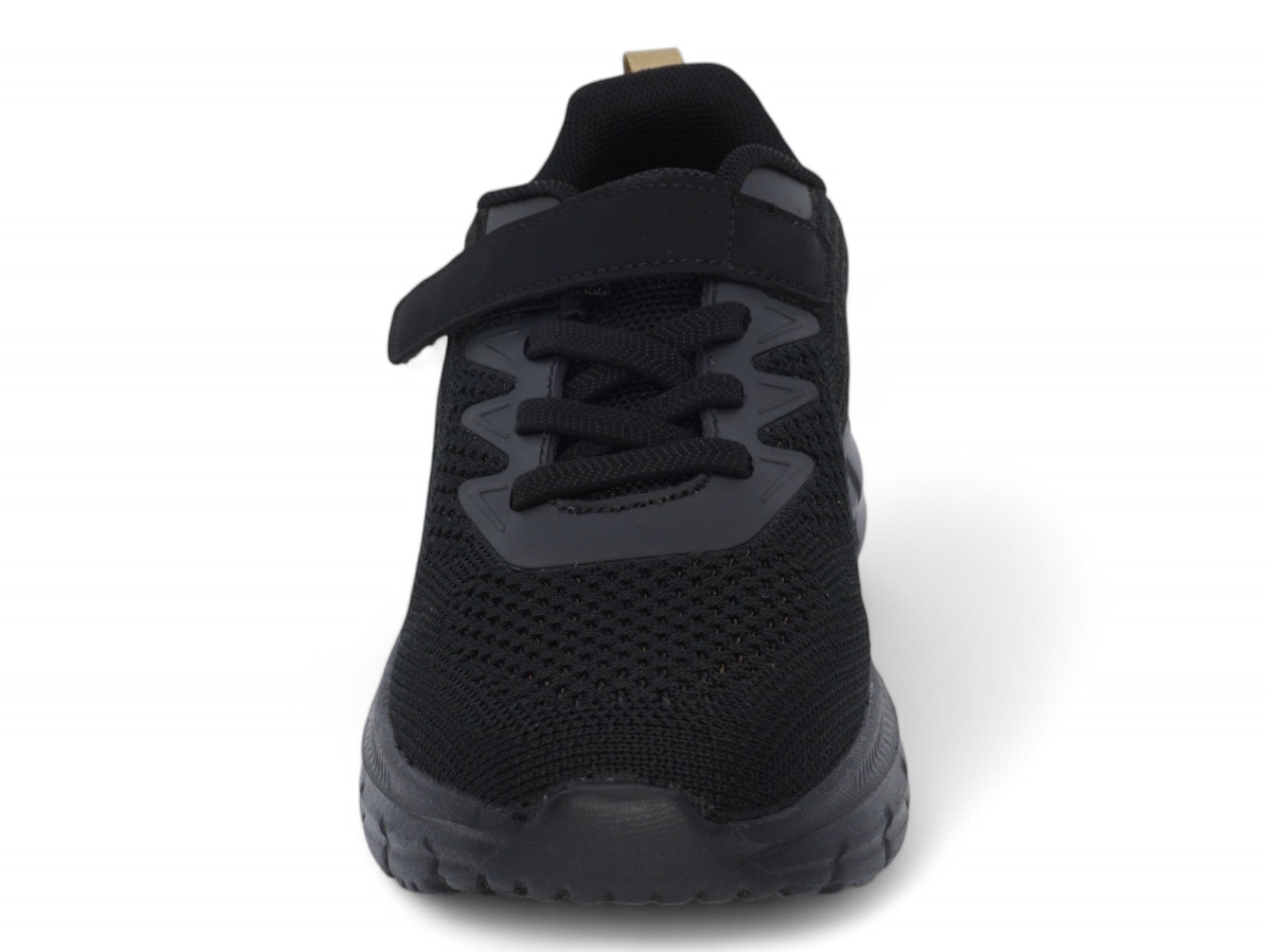 Boys' Black & Tan Flyknit Jogger Sneaker