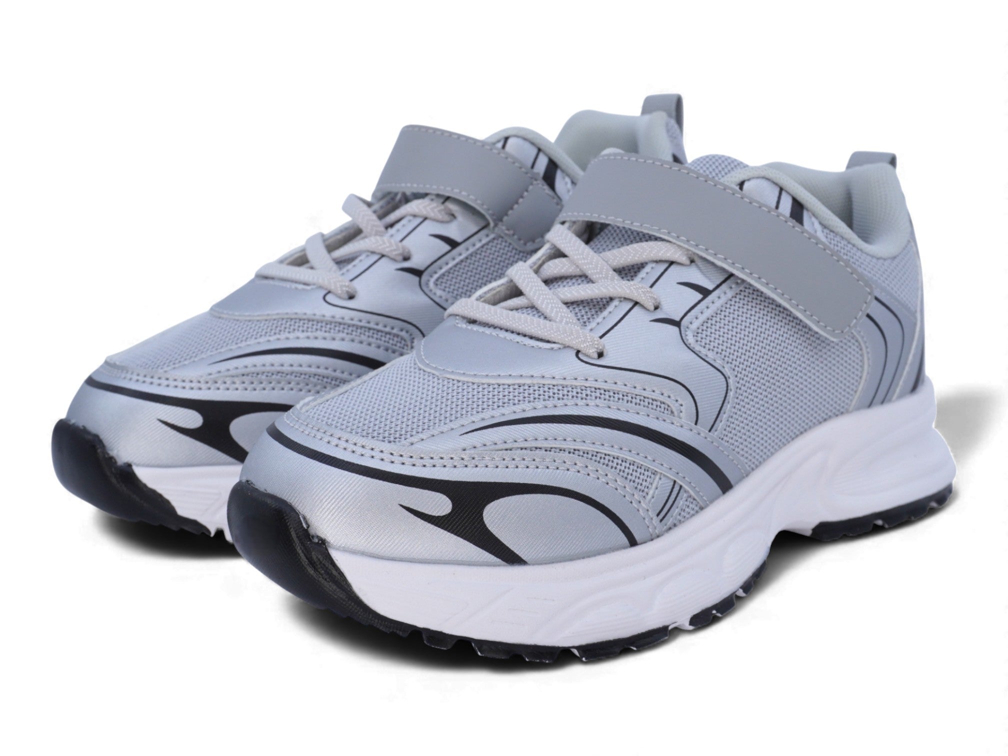 Boys' Silver Chrome Sneaker