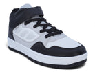 Boys' Black & White High Top Sports Sneaker