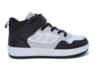 Boys' Black & White High Top Sports Sneaker