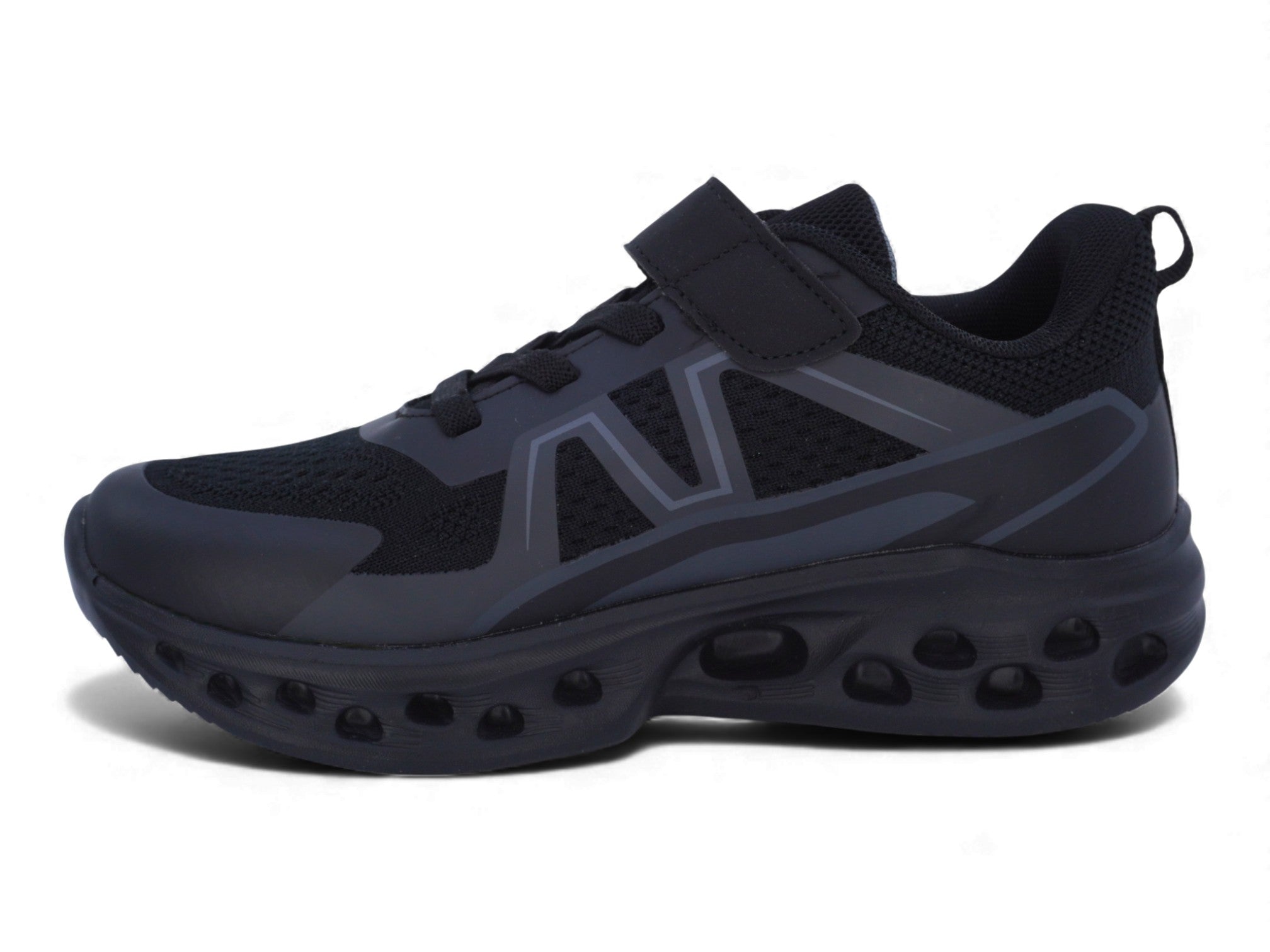 Boy's Black Super Jogger Sneaker