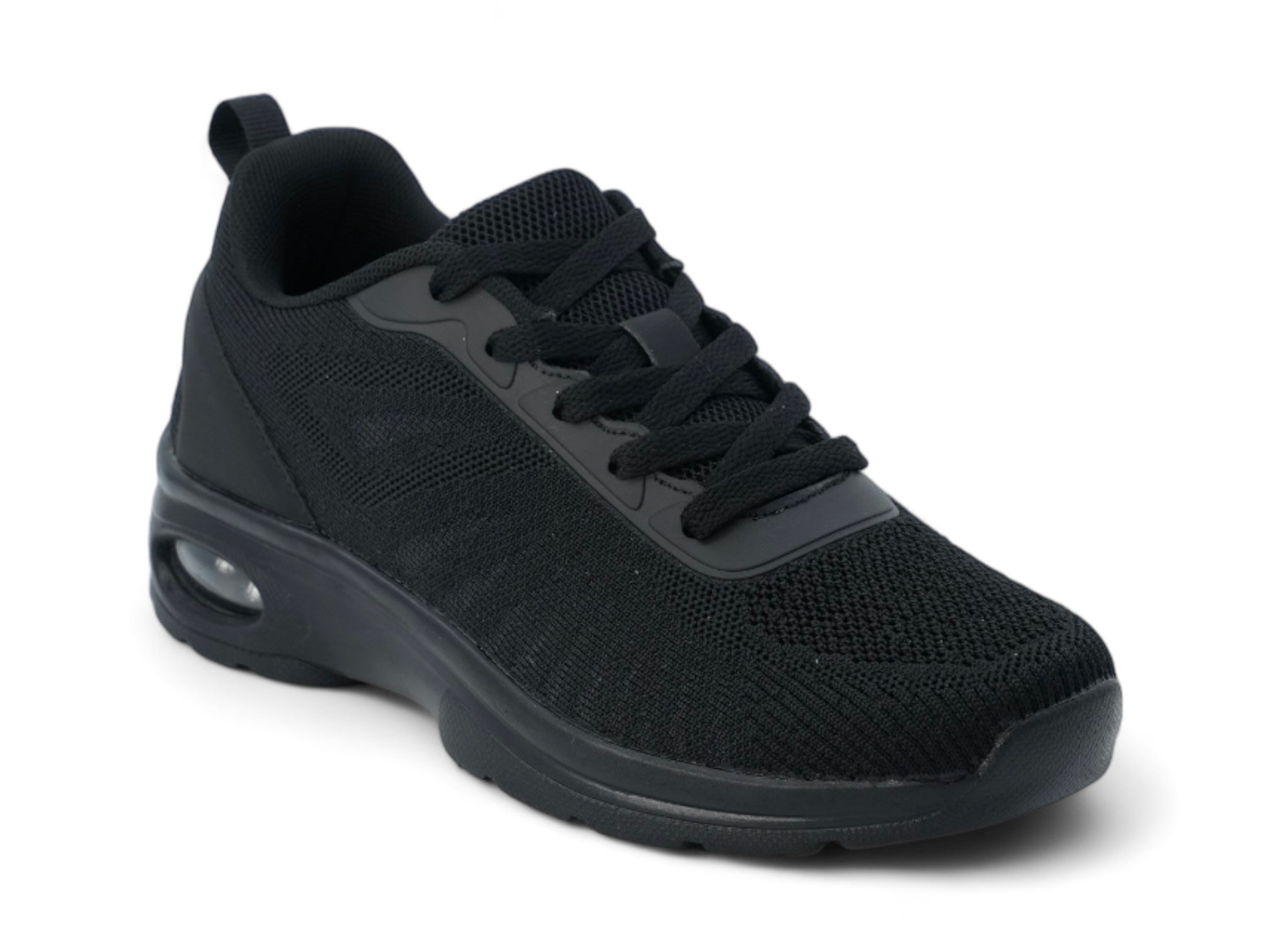 Women's Sporty Black Bubble Non Slip Sneaker