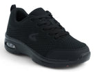 Women's Black Sleek Flyknit Bubble Athletic Sneaker