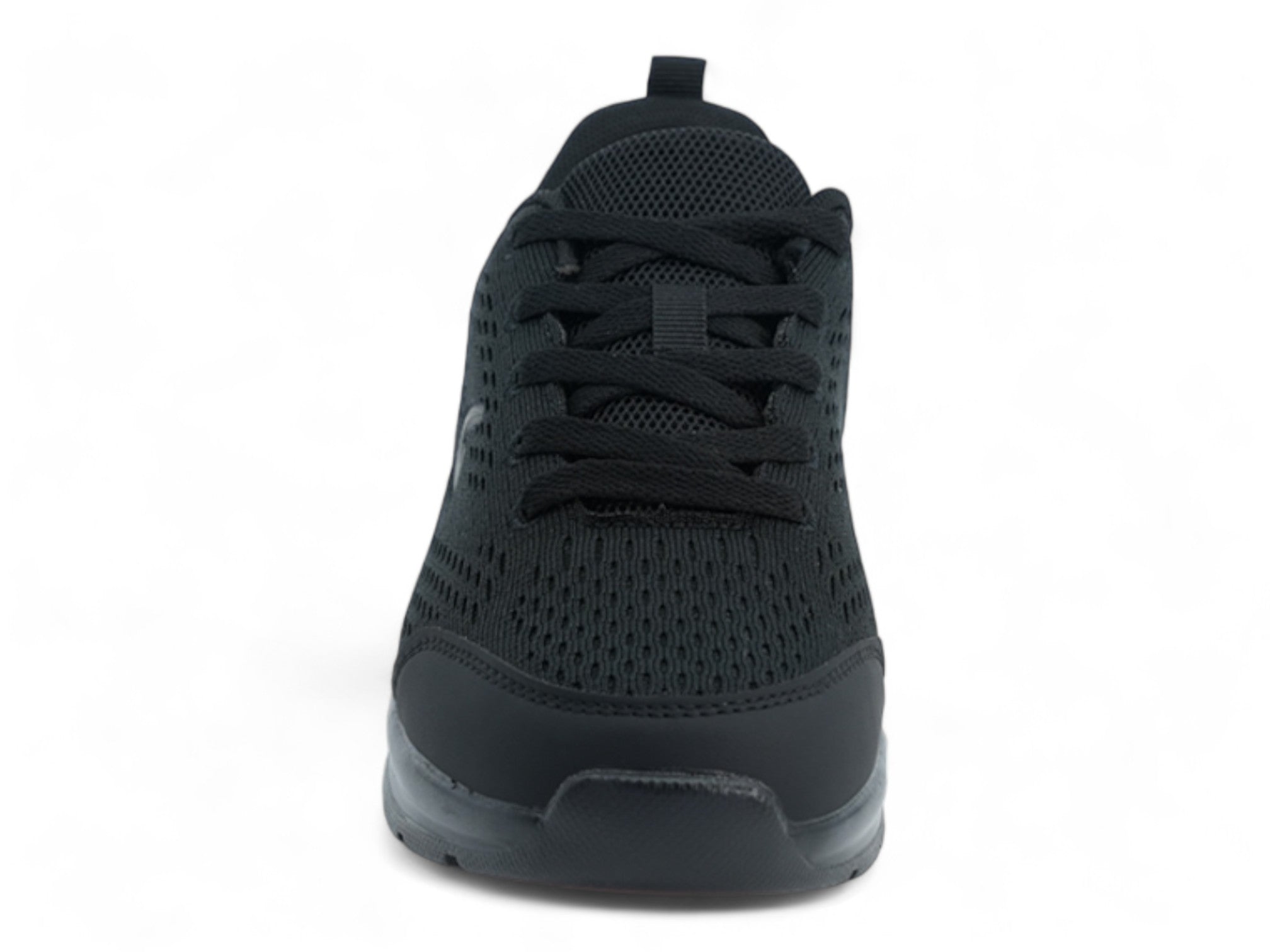 Women's Black Sleek Flyknit Bubble Athletic Sneaker