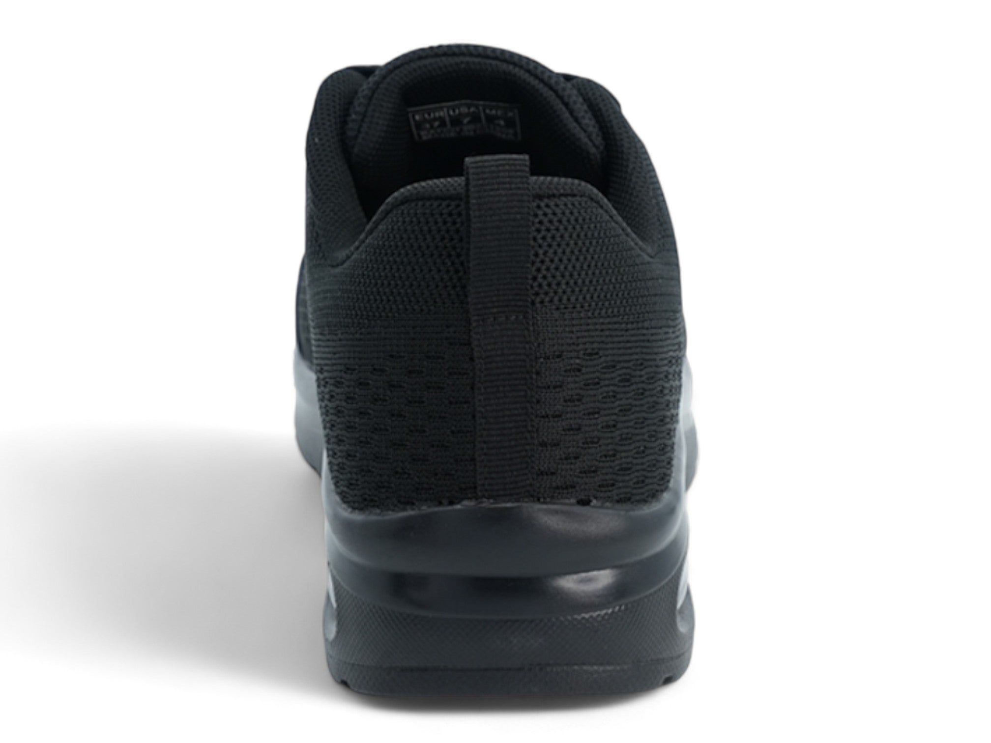 Women's Black Sleek Flyknit Bubble Athletic Sneaker