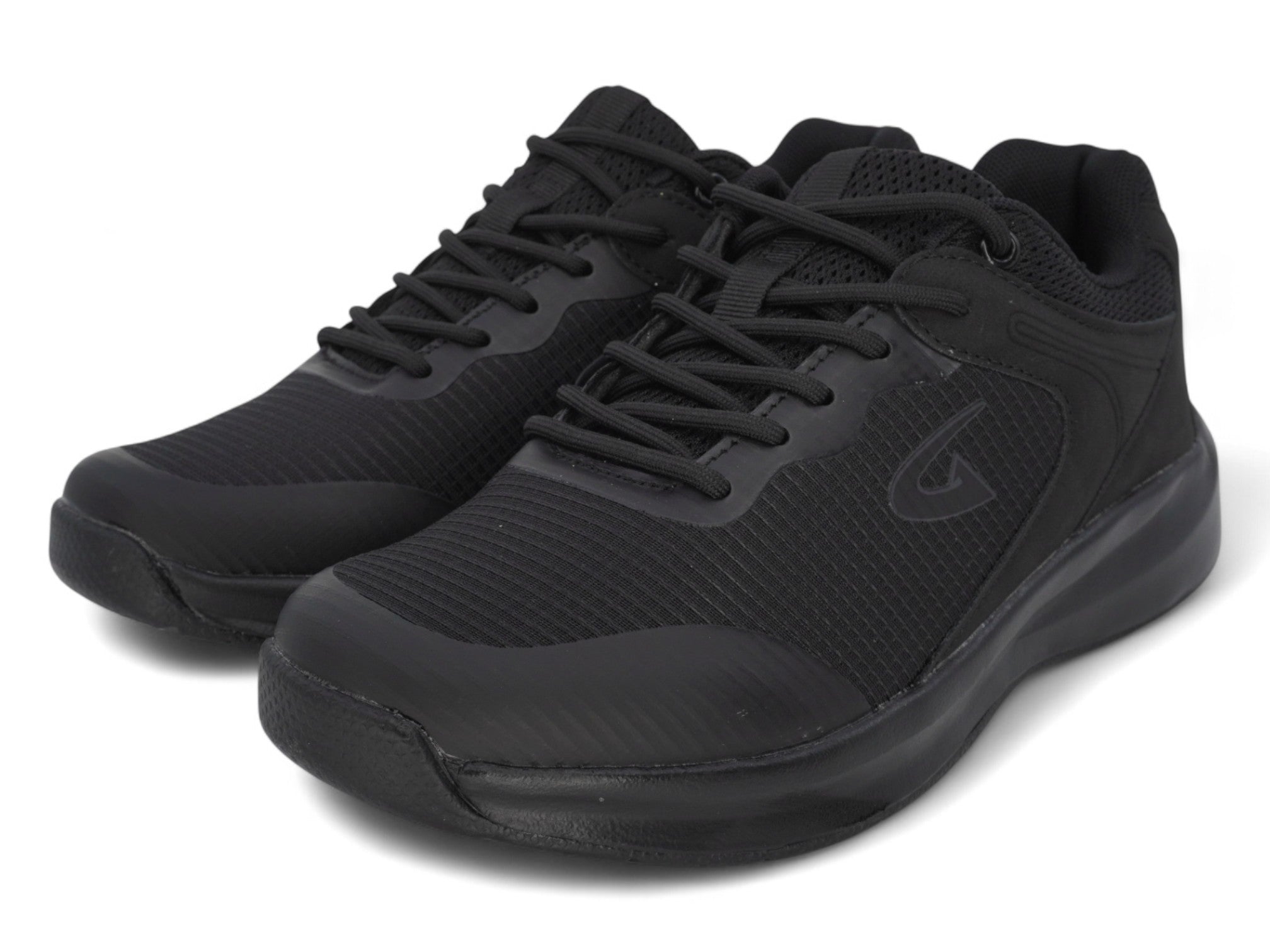 Women's Black Matte Non-Slip Sneaker