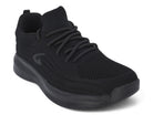 Women's Black Fly Knit High Cut Non-Slip Sneaker