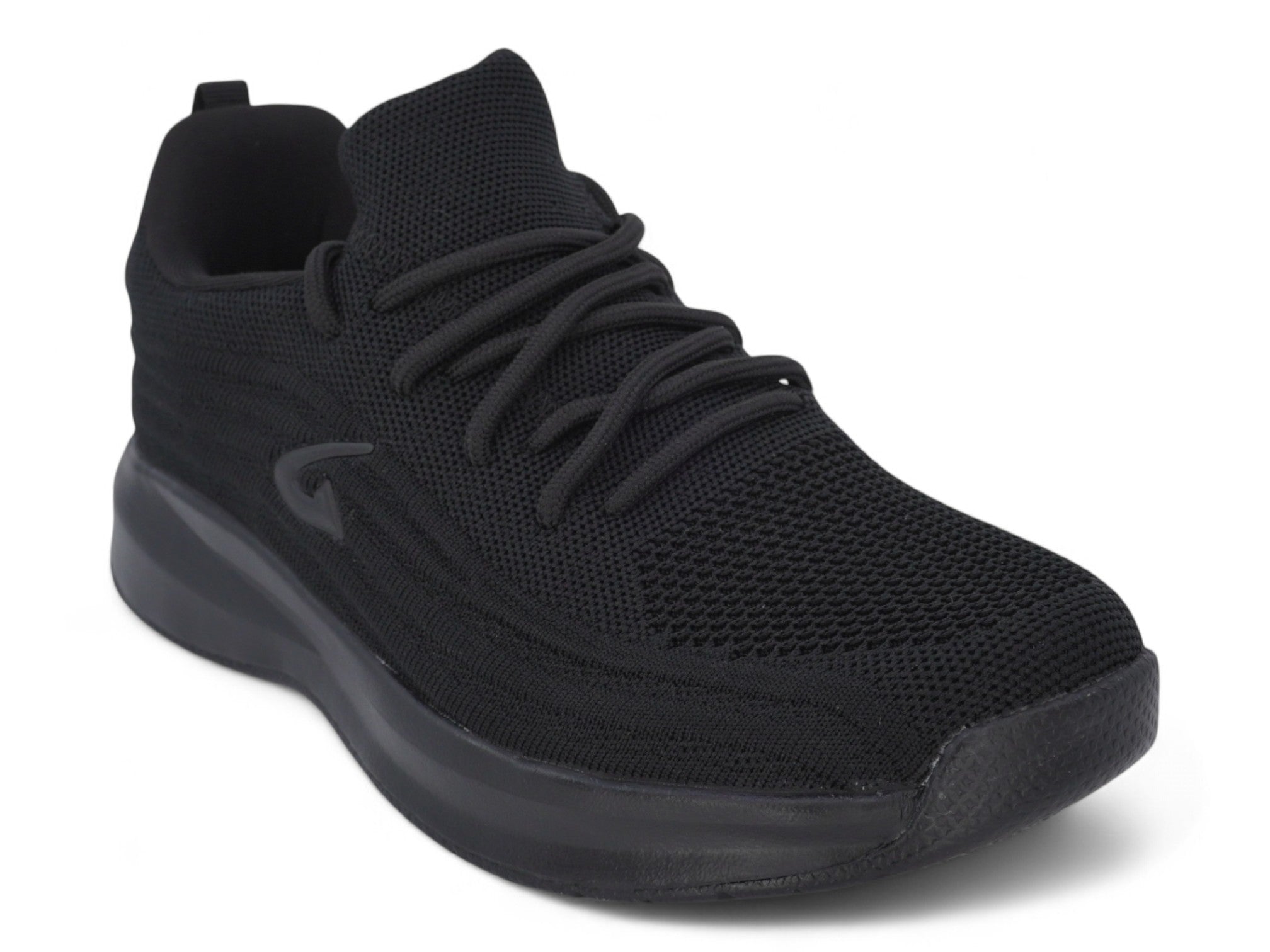Women's Black Fly Knit High Cut Non-Slip Sneaker