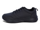 Women's Black Vegan Leather 2.0 Non Slip Sneaker