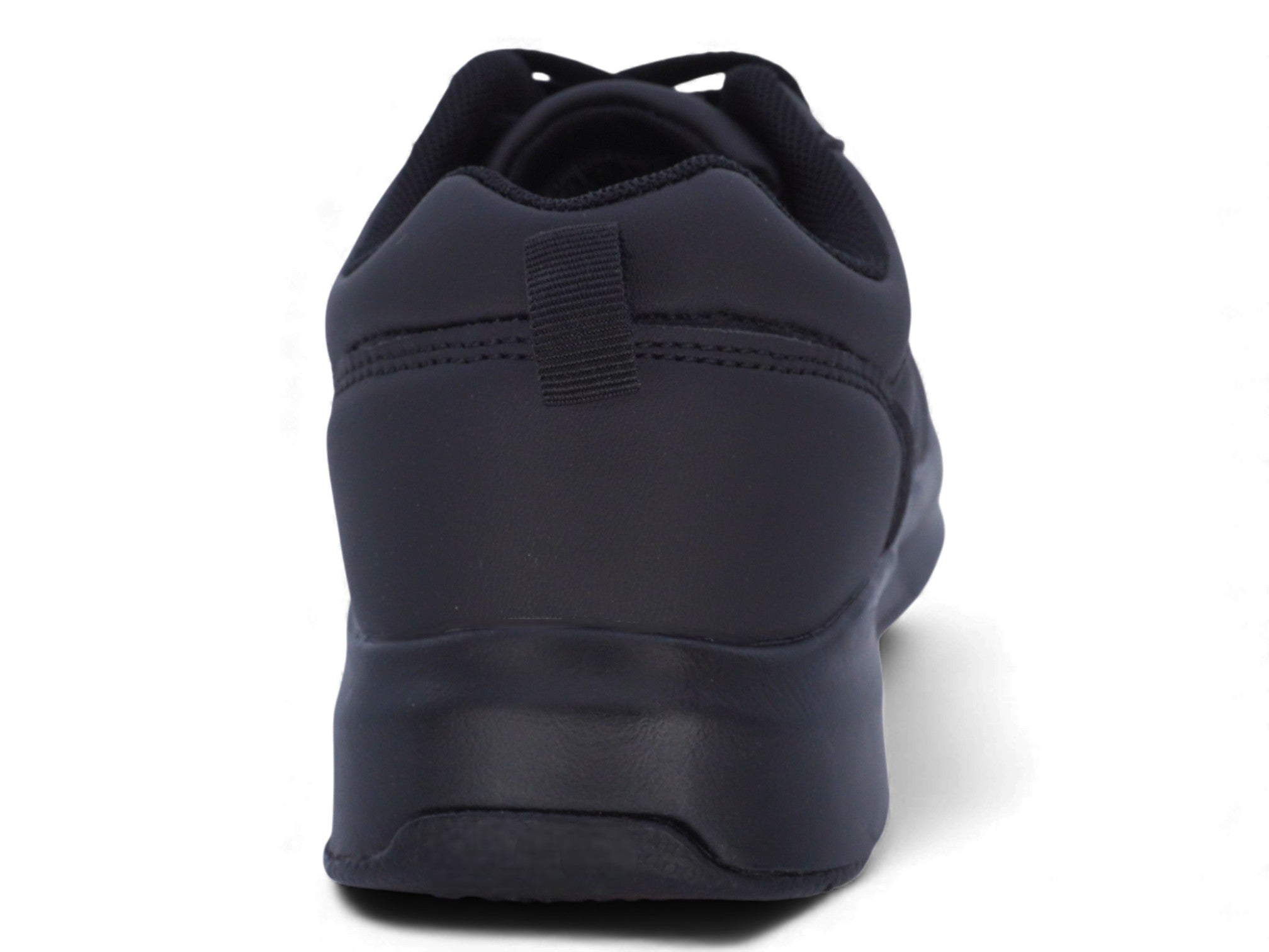Women's Black Vegan Leather 2.0 Non Slip Sneaker