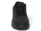 Men's Black Pebbled Vegan Leather Bubble Non Slip Sneakers
