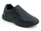 Men's Black Laceless Non Slip Shoes