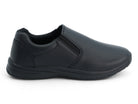 Men's Black Laceless Non Slip Shoes