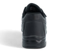 Mens' Black Vegan Leather Velcro Bubble Non Slip