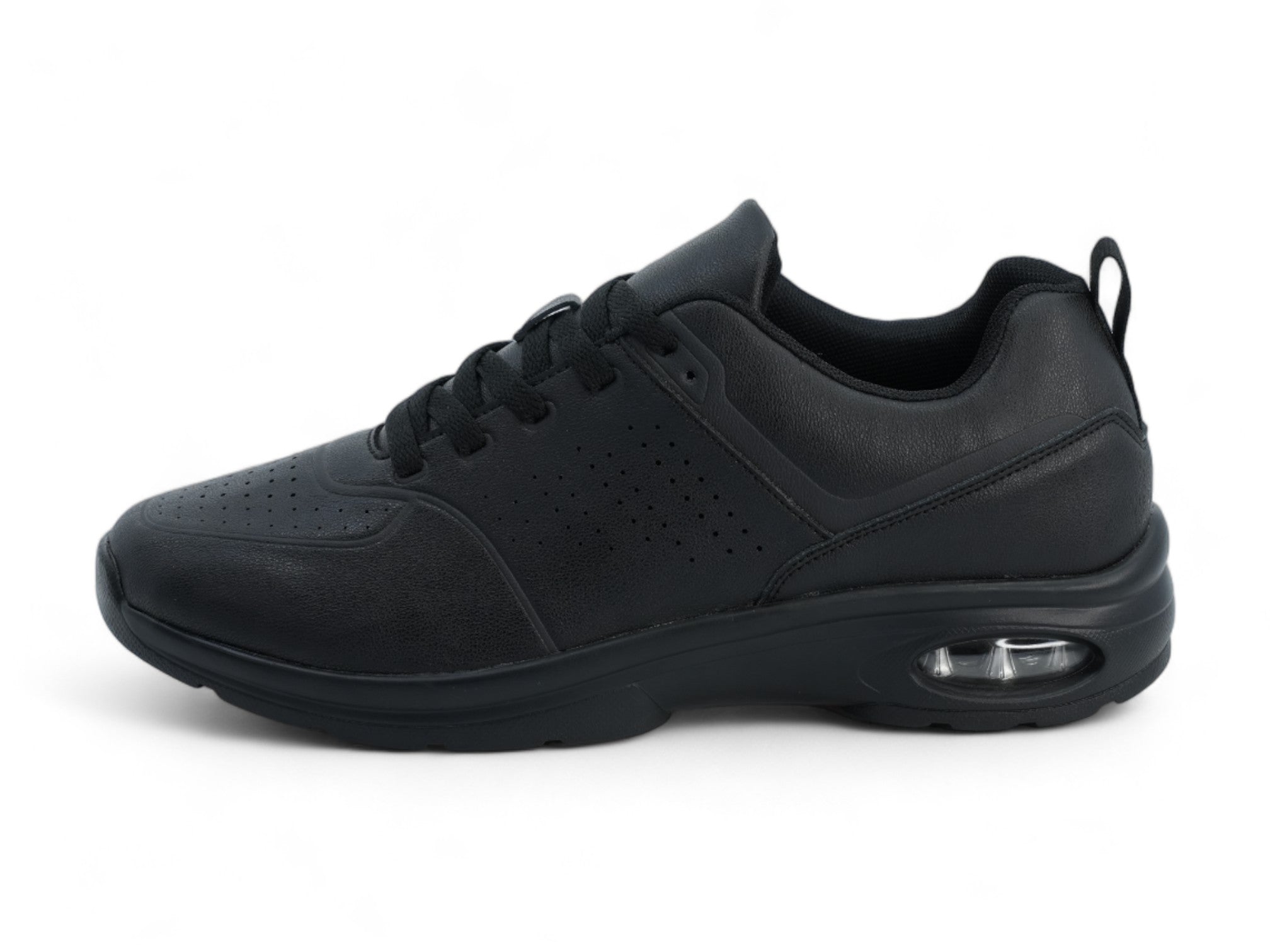 Men's Black Bubble Slip Resistant Sneaker