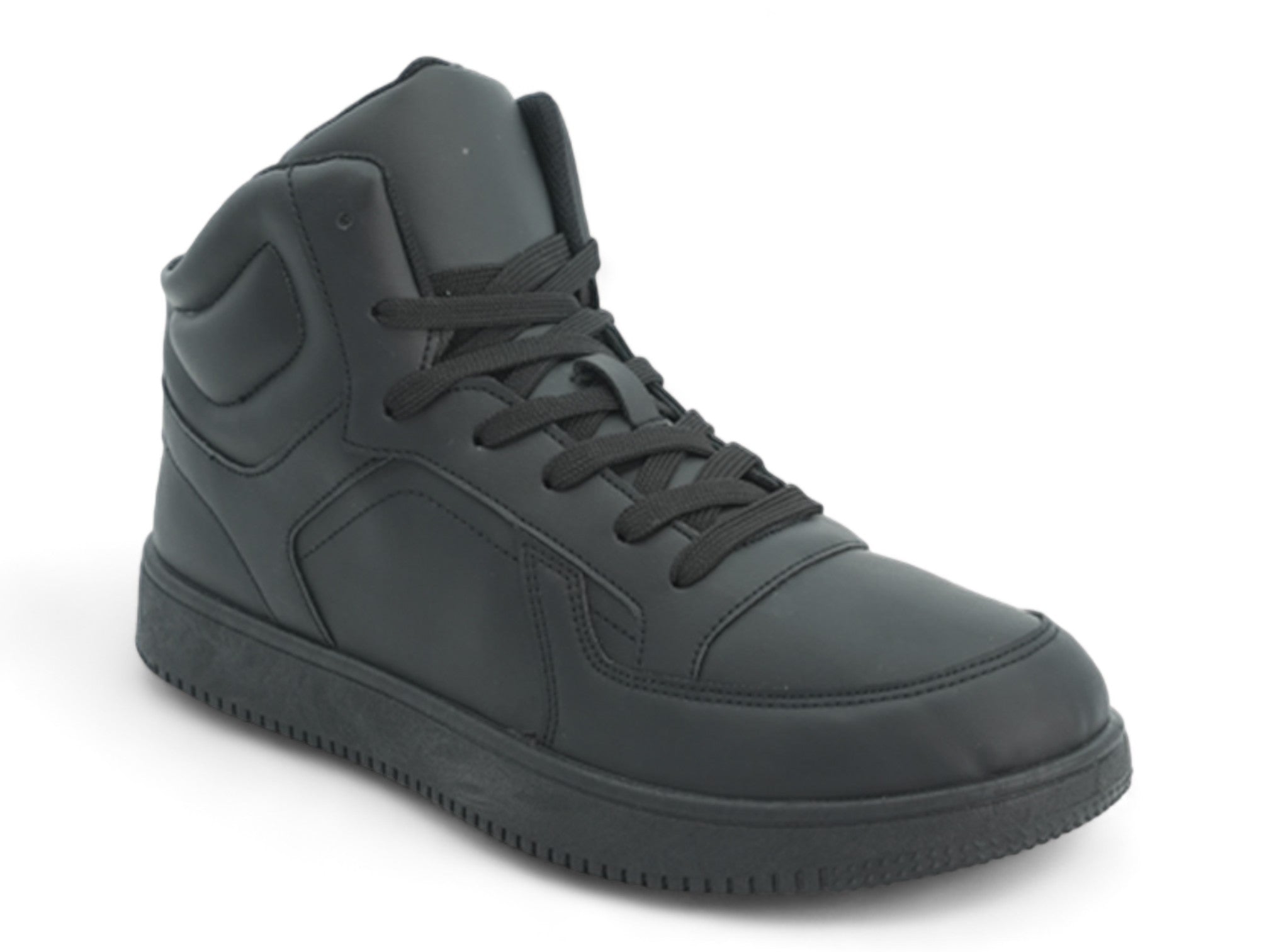 Men's Triple Black High Top Sneaker