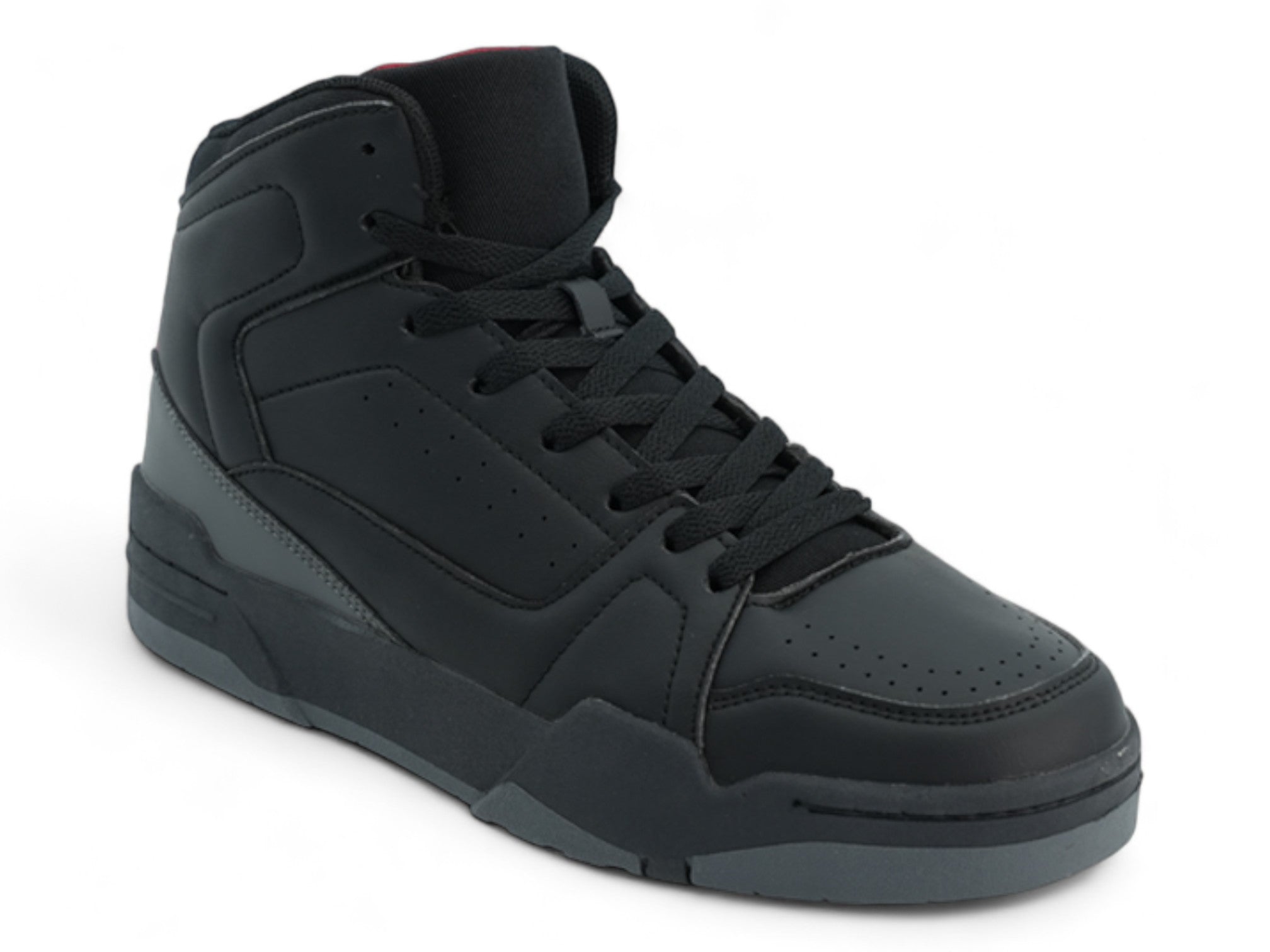 Men's Black & Gray High Top