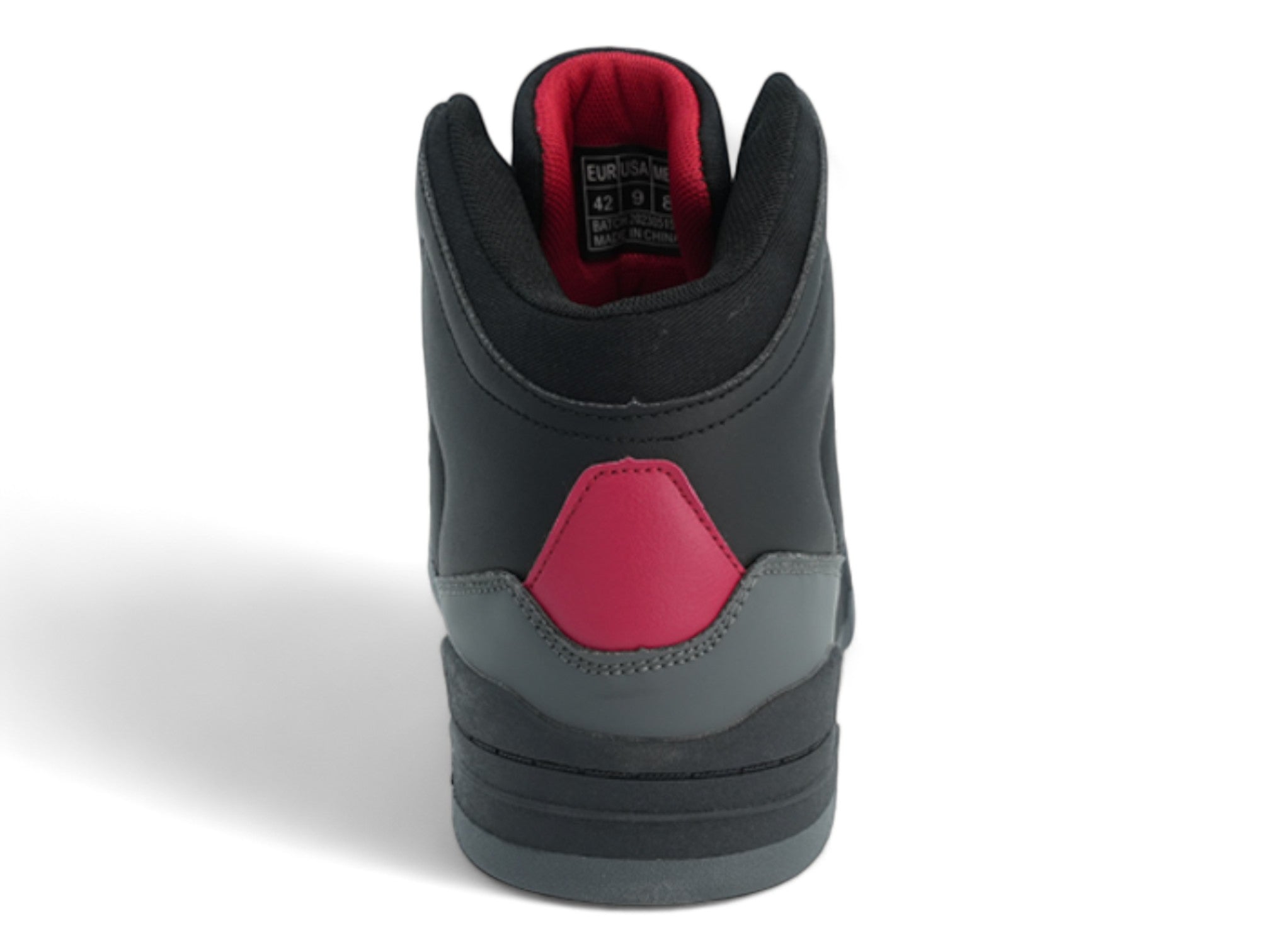 Men's Black & Gray High Top