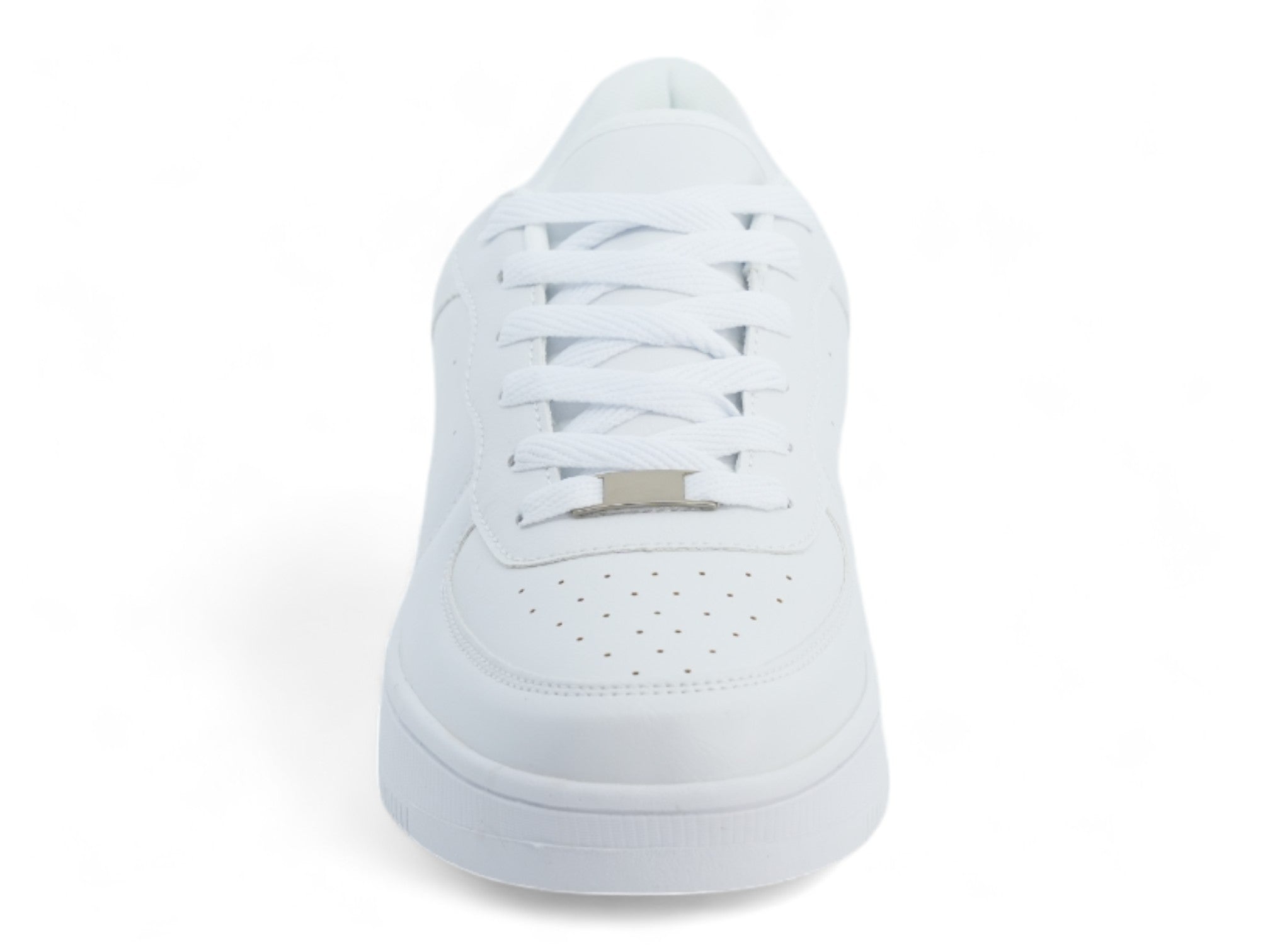 Men's White Aziel Court Sneaker