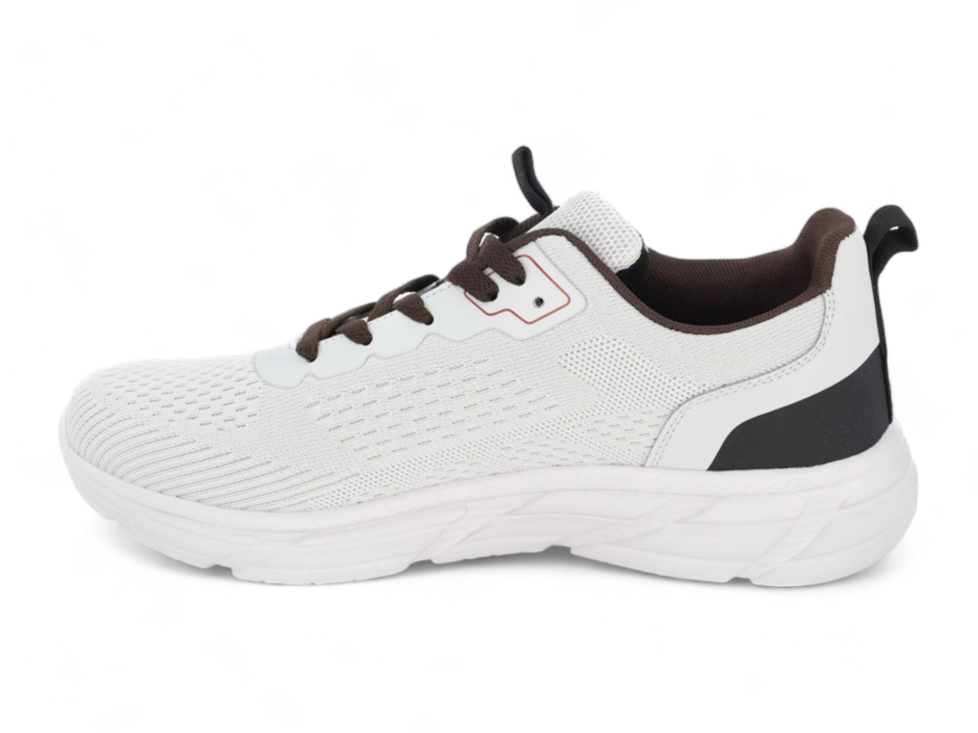 Men's White & Black Run Jogger