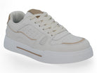 Men's White & Tan Courtside Sneaker