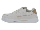 Men's White & Tan Courtside Sneaker