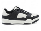Men's Black & White Courtside Sneaker