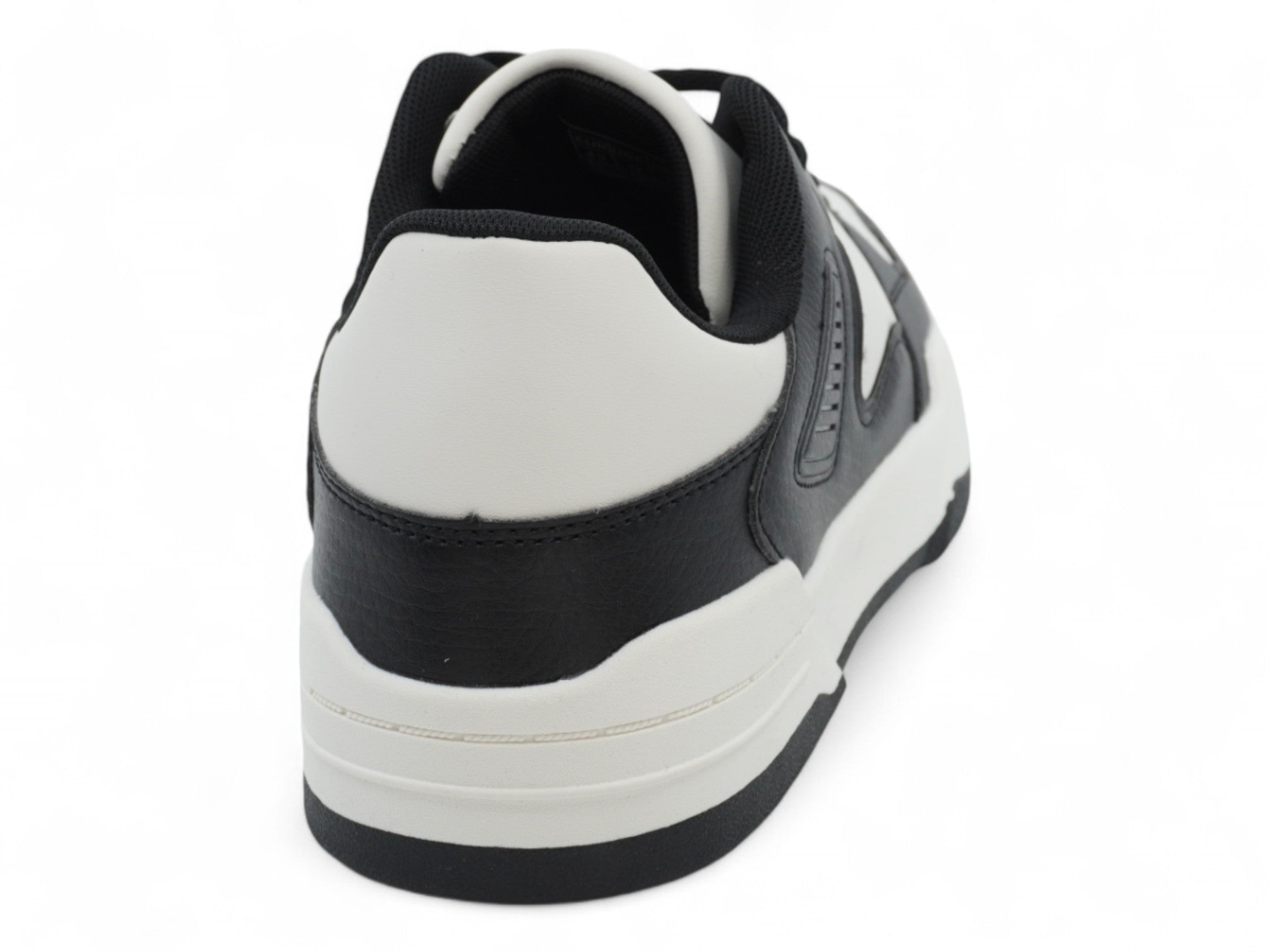 Men's Black & White Courtside Sneaker