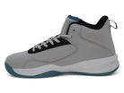 Men's Gray and Blue High Top Sneaker