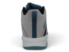 Men's Gray and Blue High Top Sneaker
