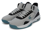 Men's Gray and Blue High Top Sneaker