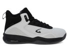 Men's White and Black High Top Sneaker