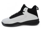 Men's White and Black High Top Sneaker