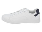 Men's White Low Court Sneaker