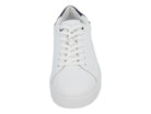 Men's White Low Court Sneaker