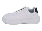 Men's White Black Platform Sneaker