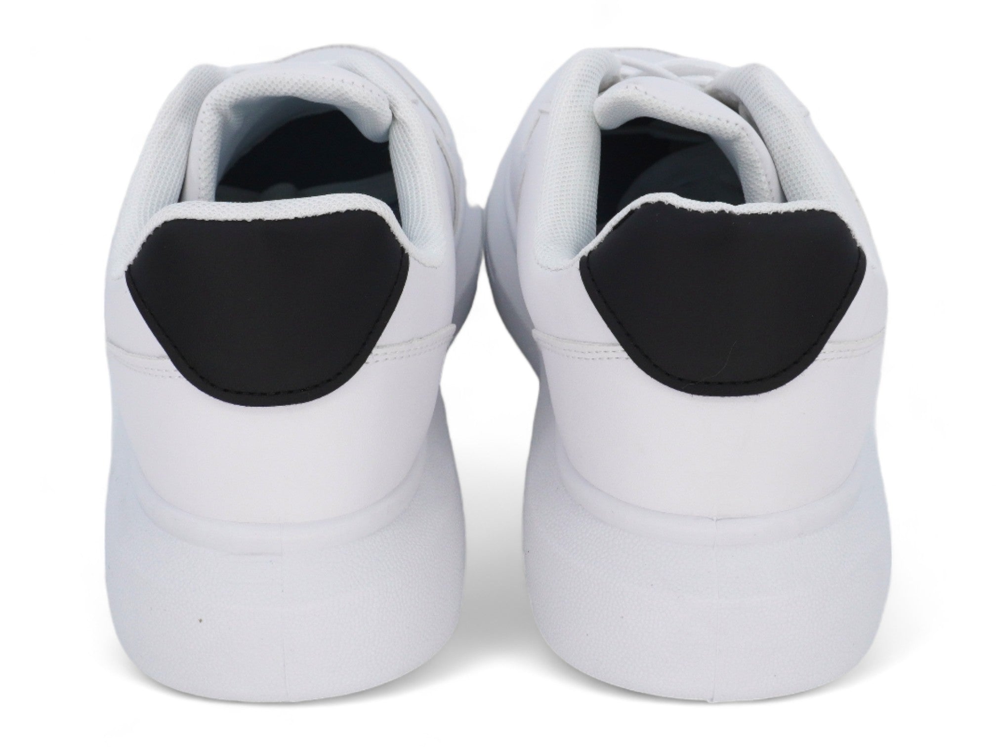 Men's White Black Platform Sneaker