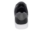 Men's Black Vegan Leather Courtside Sneaker